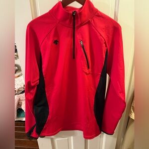 Men’s Descente ski baselayer q-zip